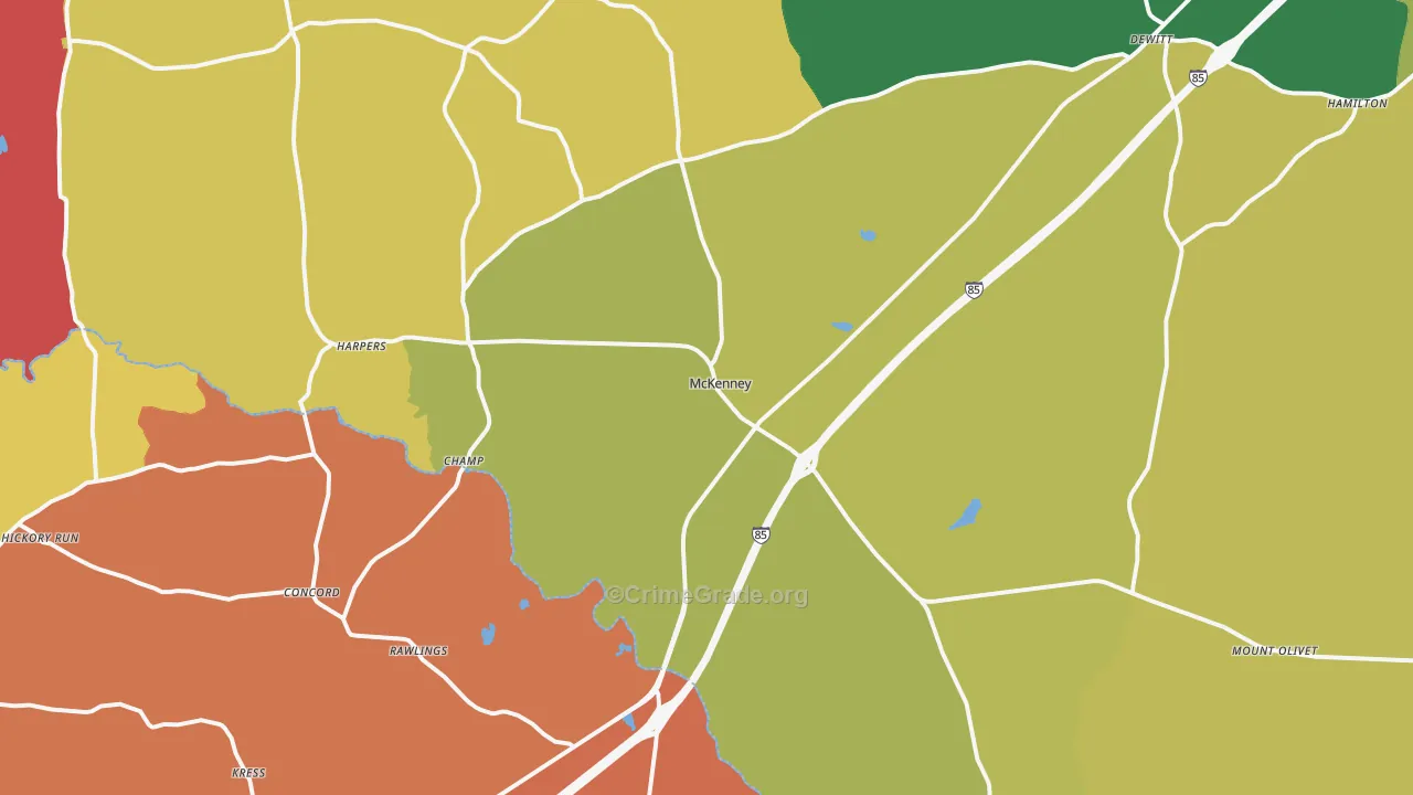 23872, VA Map of Theft Rates