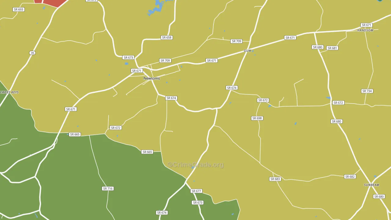 23874, VA Map of Theft Rates