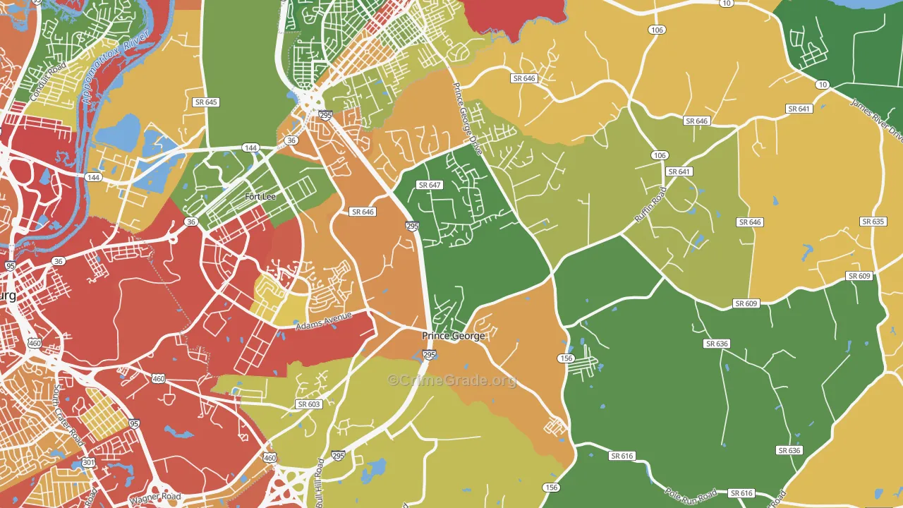23875, VA Map of Theft Rates