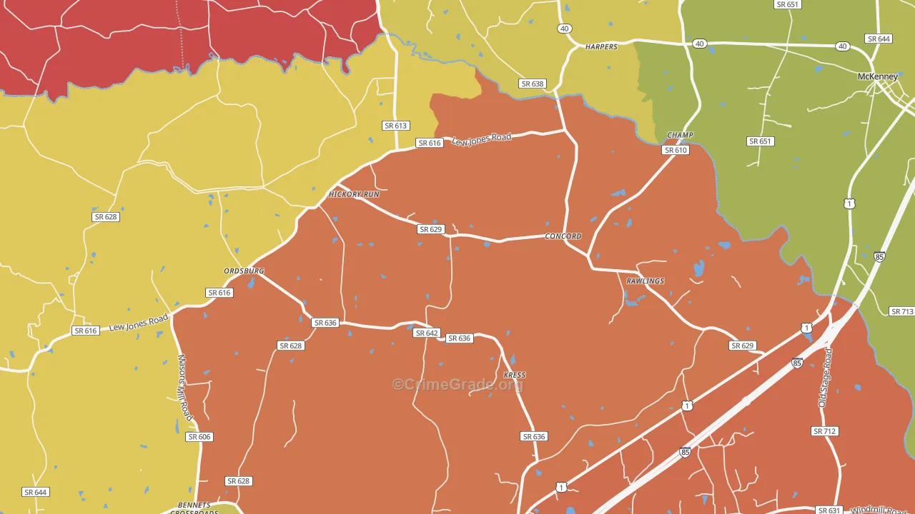 23876, VA Map of Theft Rates