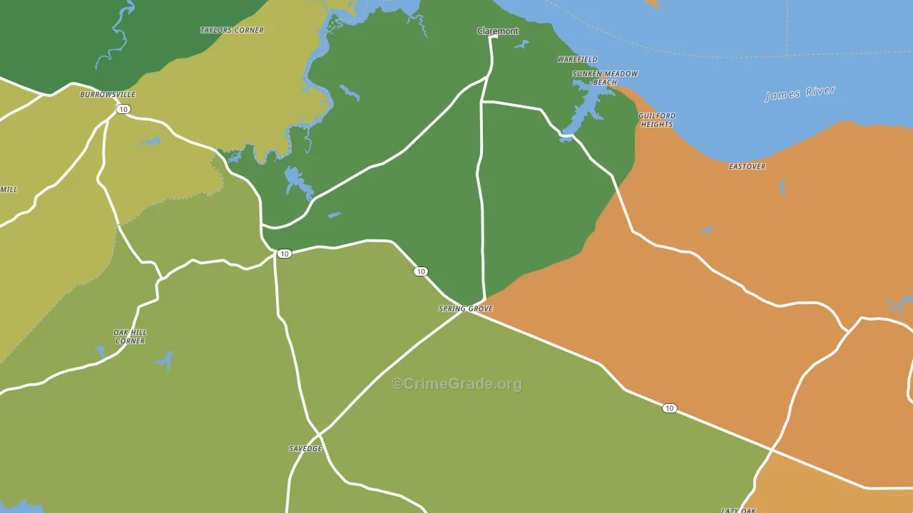 23881, VA Map of Theft Rates