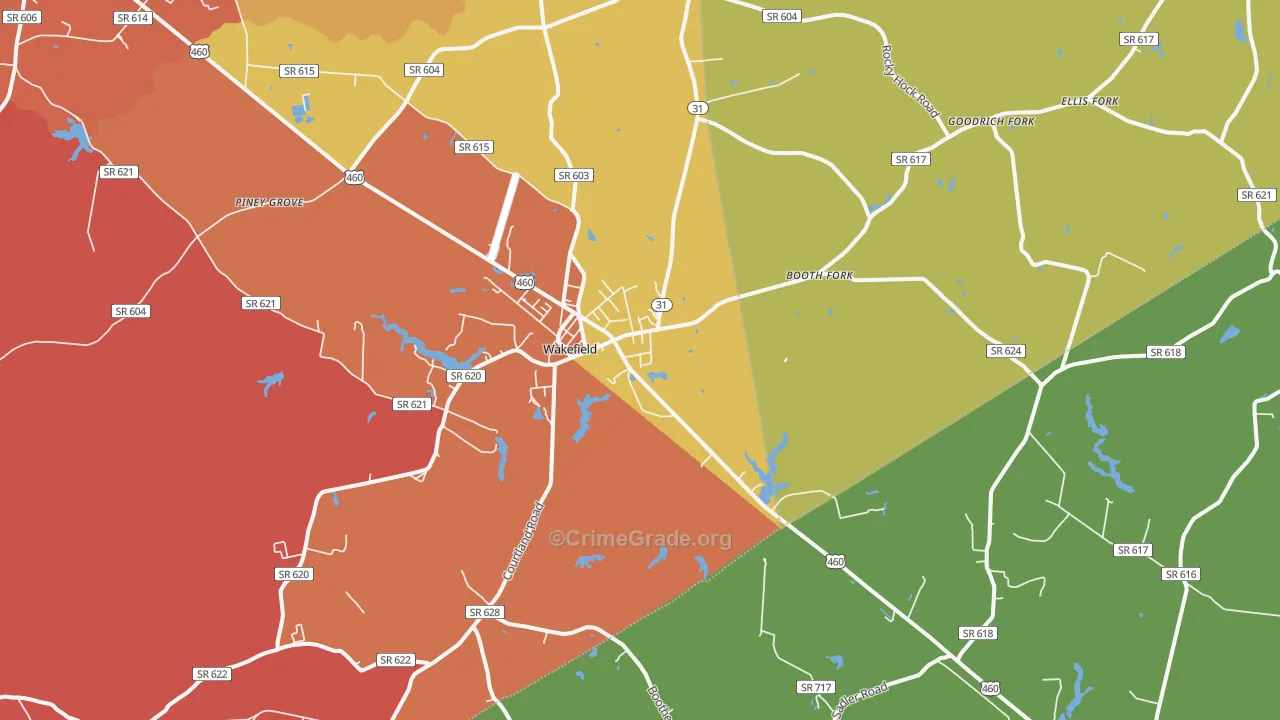23888, VA Map of Theft Rates