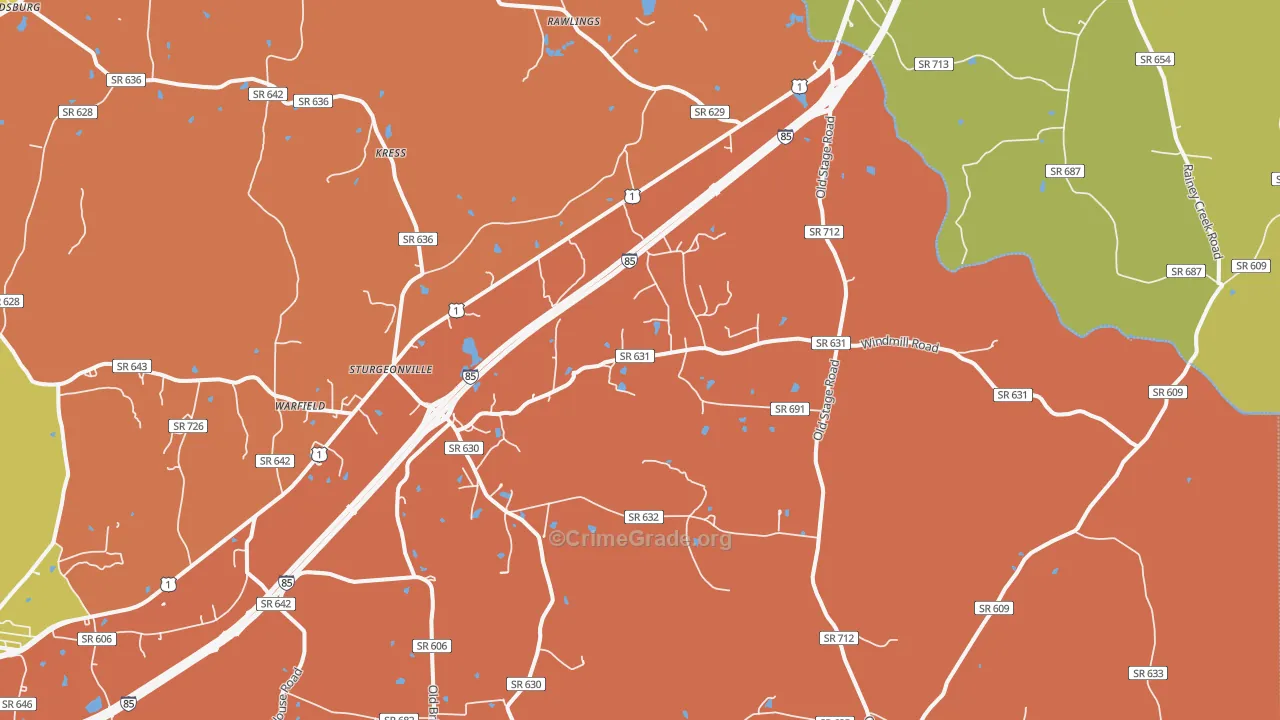23889, VA Map of Theft Rates