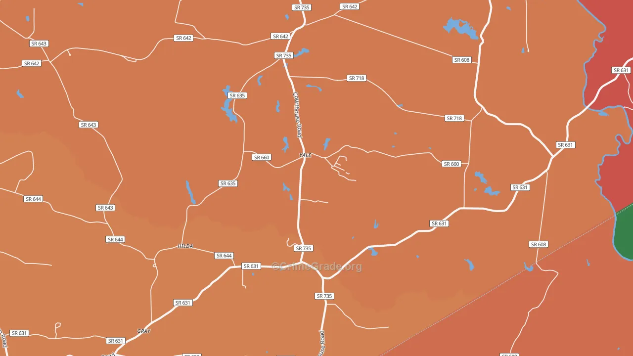 23897, VA Map of Theft Rates