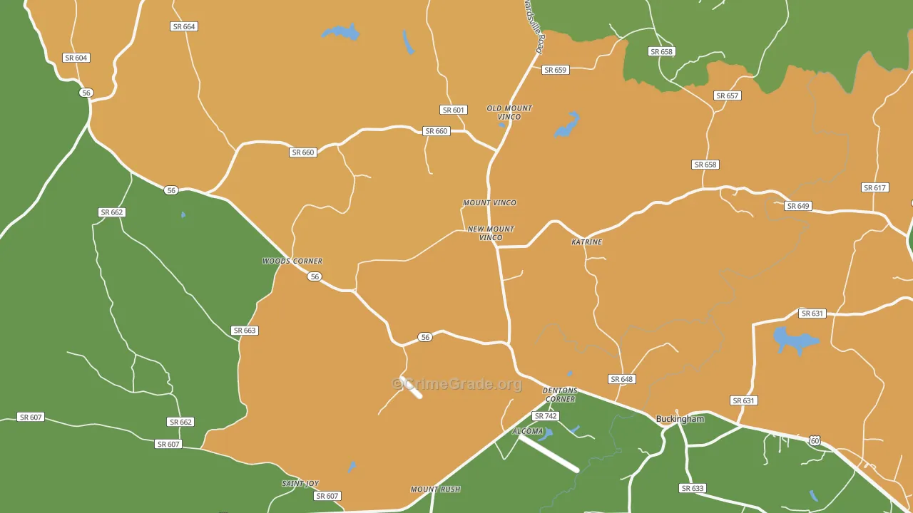 23921, VA Map of Theft Rates