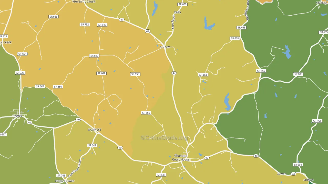23923, VA Map of Theft Rates
