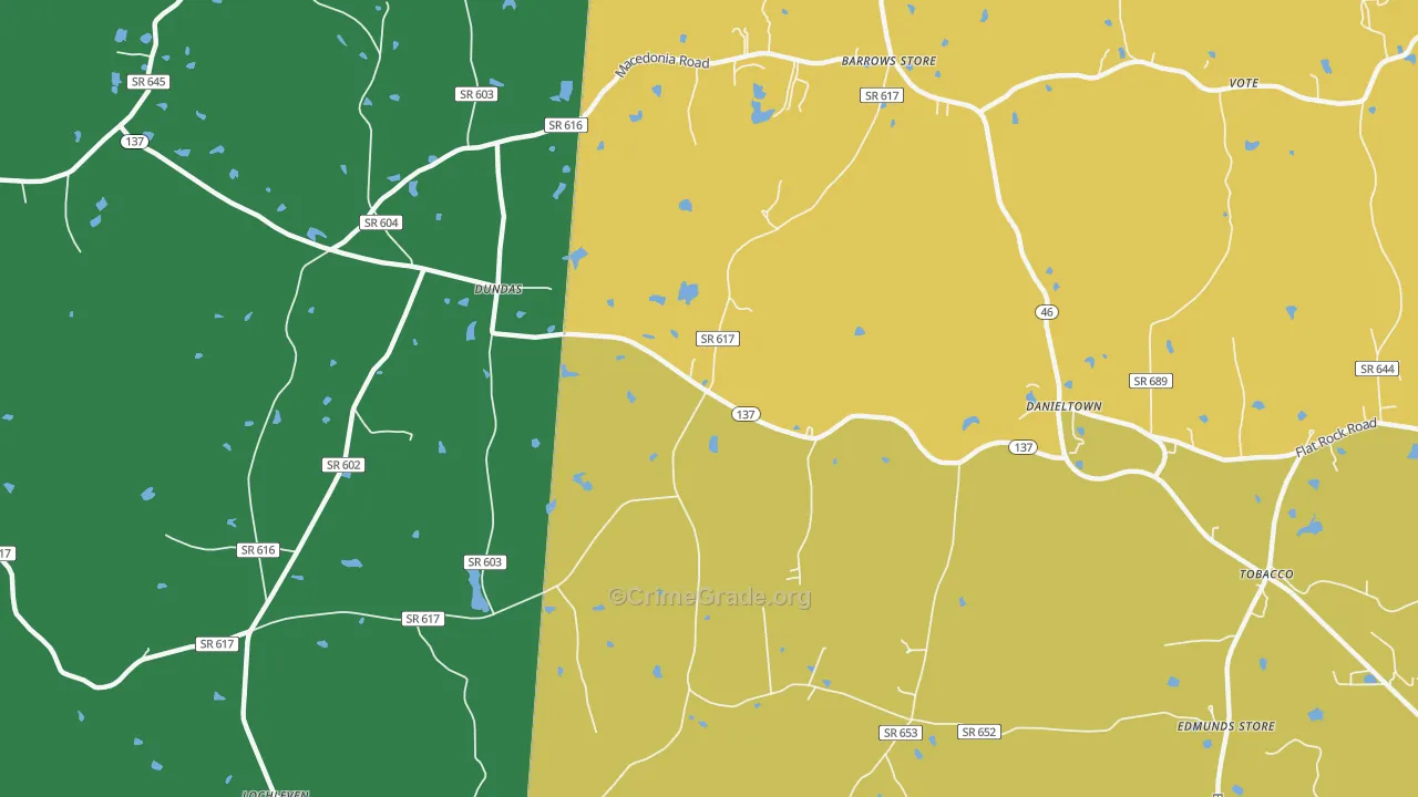 23938, VA Map of Theft Rates