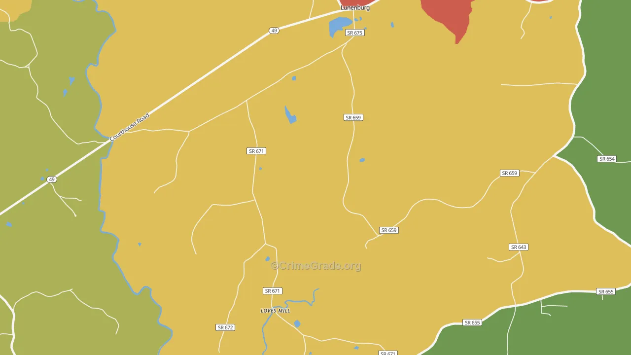 23952, VA Map of Theft Rates