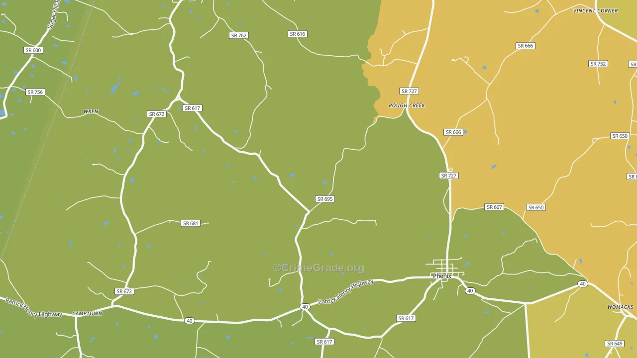 23959, VA Map of Theft Rates