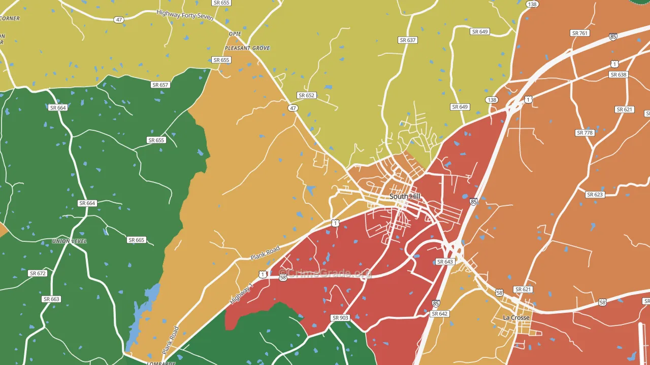 23970, VA Map of Theft Rates