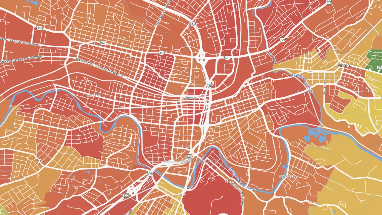 24011, VA Map of Theft Rates