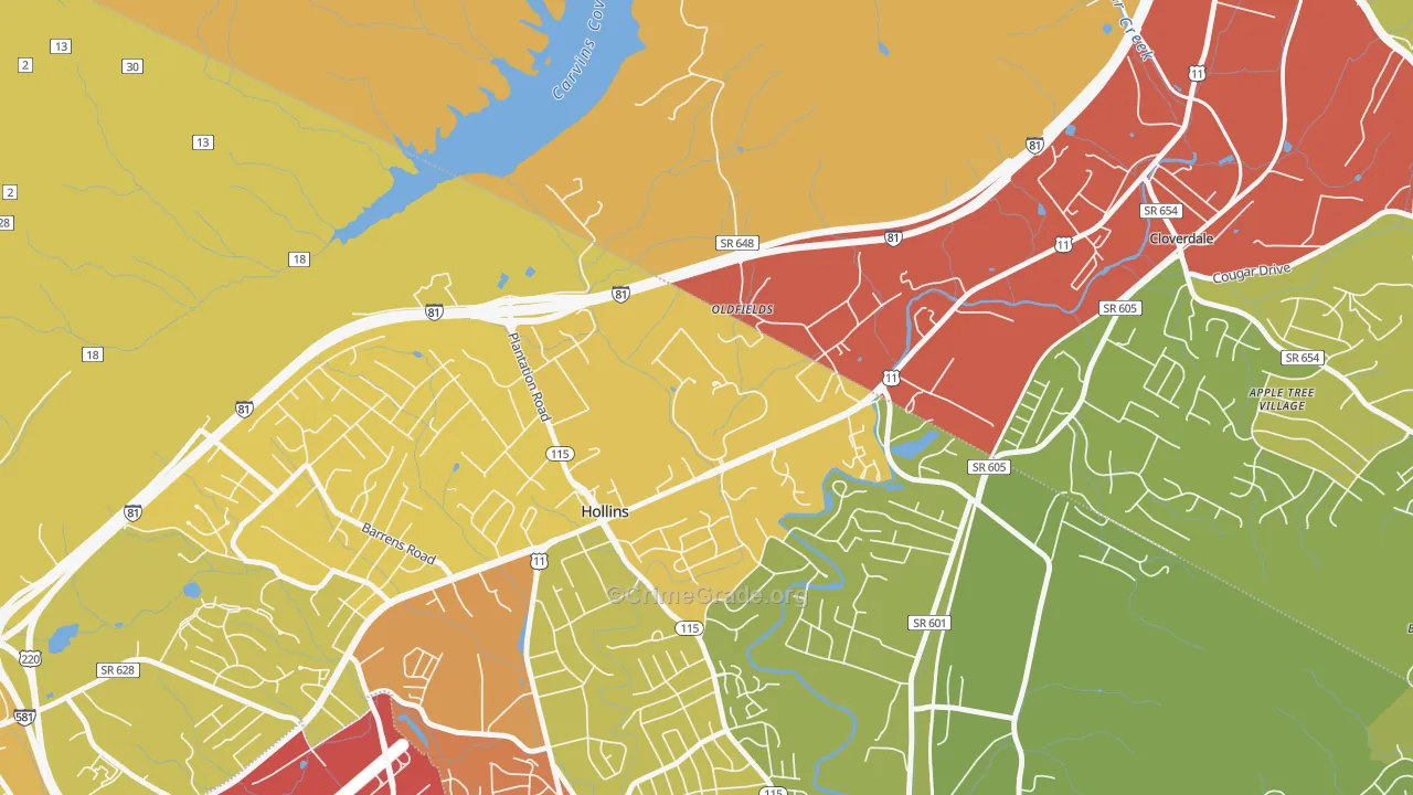 24020, VA Map of Theft Rates