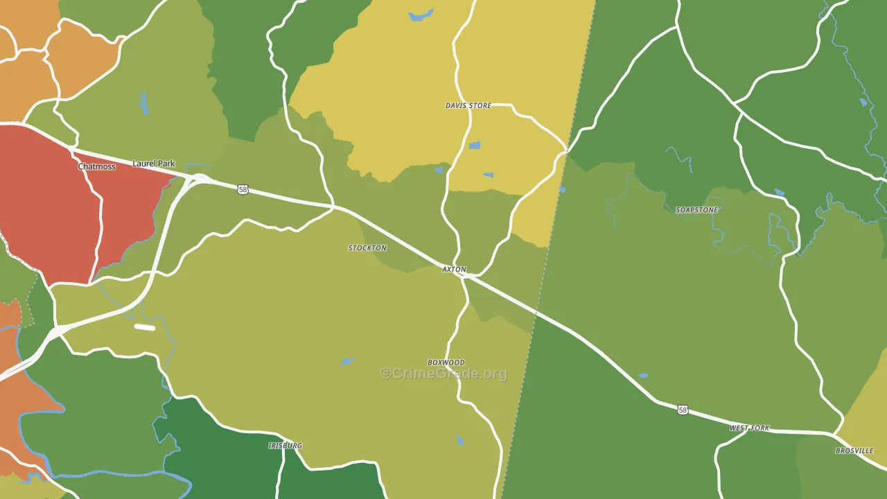 24054, VA Map of Theft Rates