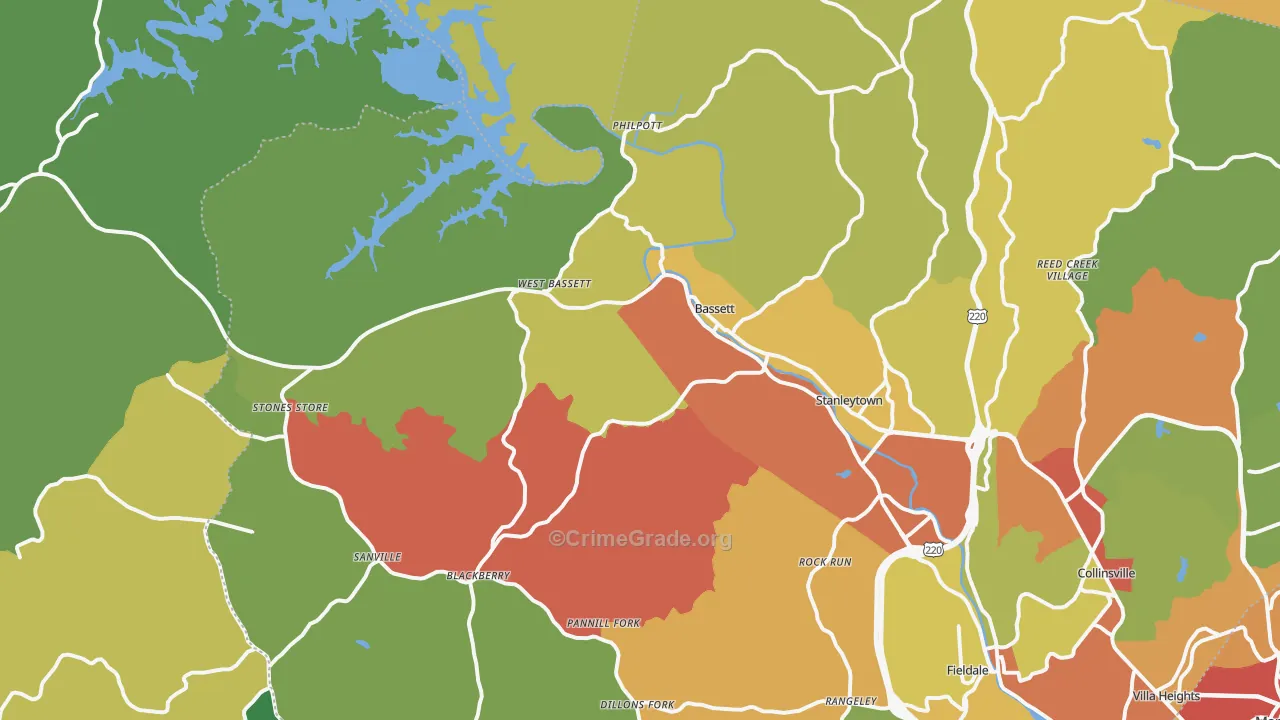 24055, VA Map of Theft Rates