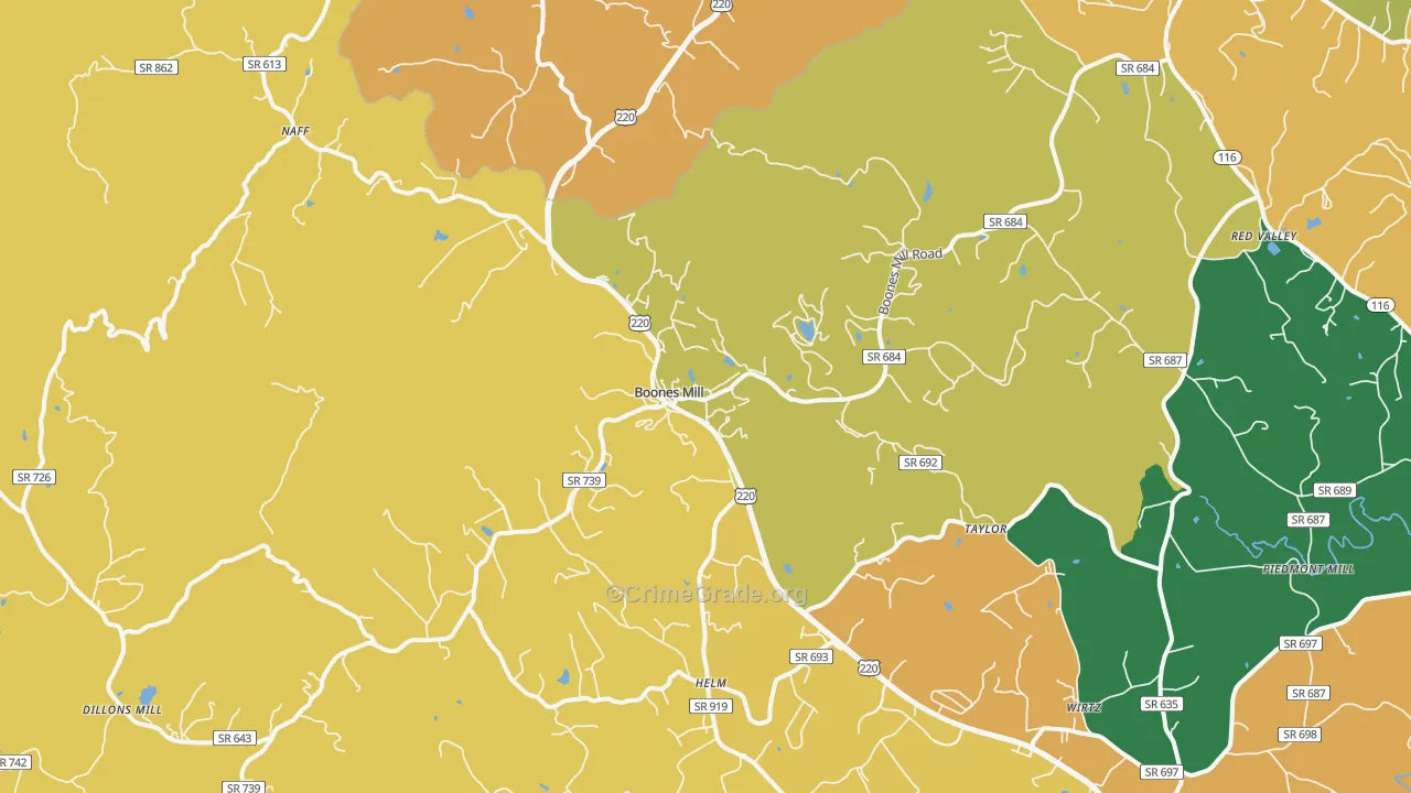 24065, VA Map of Theft Rates