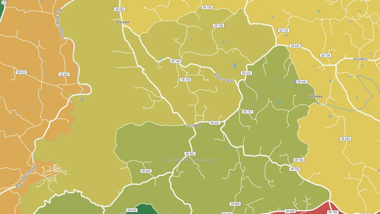 24067, VA Map of Theft Rates
