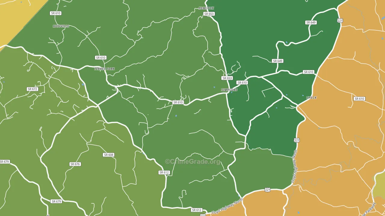 24072, VA Map of Theft Rates
