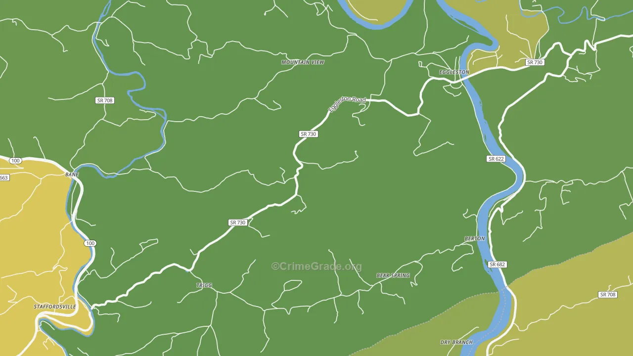24086, VA Map of Theft Rates