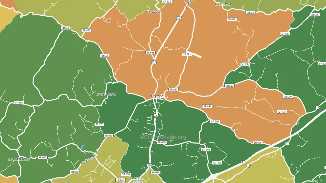 24090, VA Map of Theft Rates
