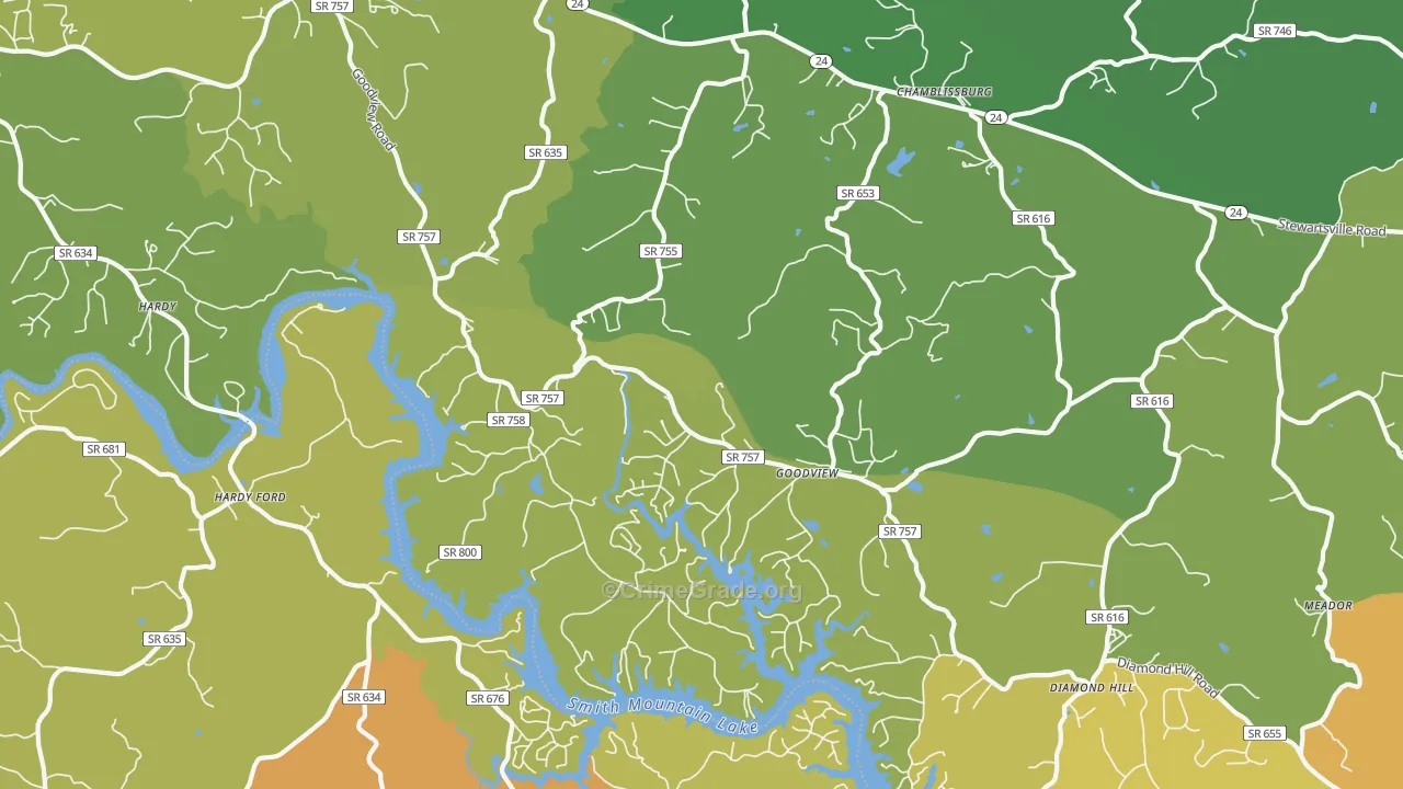 24095, VA Map of Theft Rates