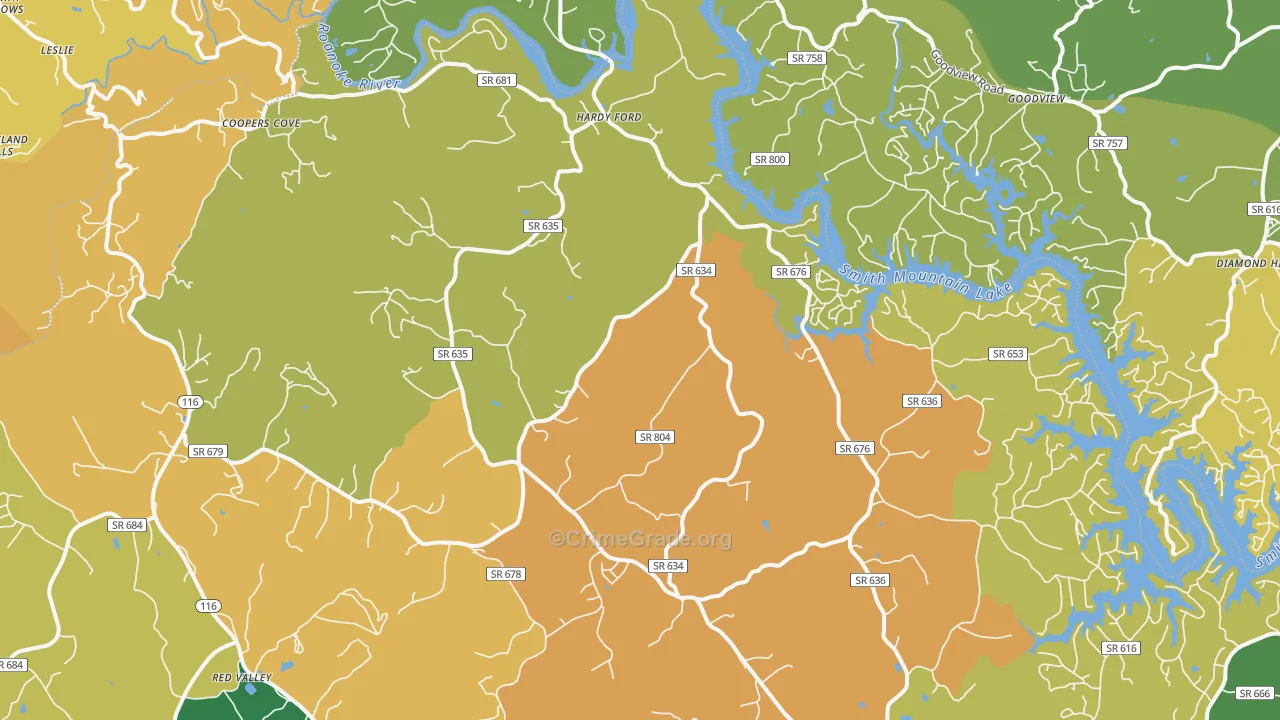 24101, VA Map of Theft Rates