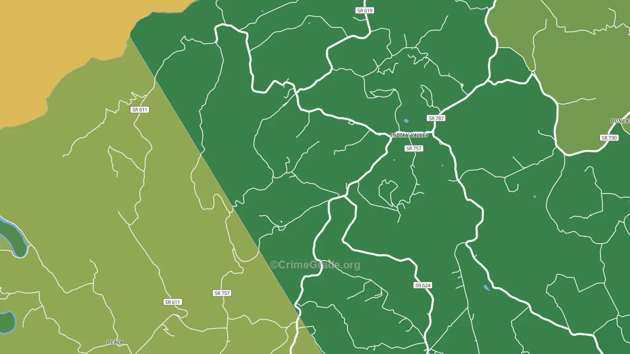 24105, VA Map of Theft Rates