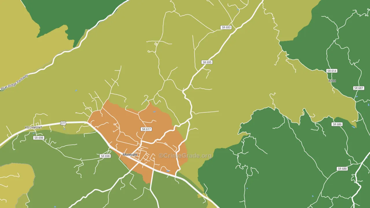 24122, VA Map of Theft Rates