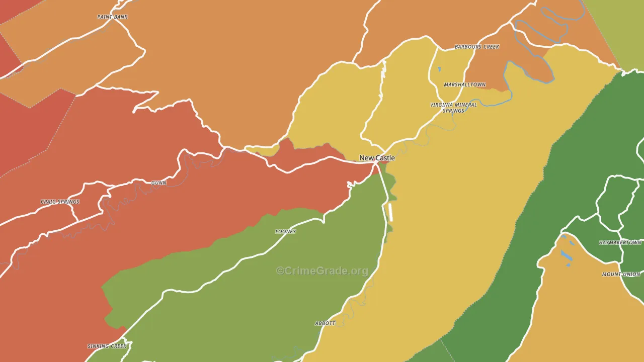 24127, VA Map of Theft Rates