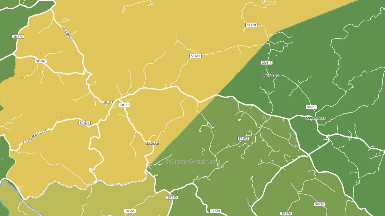 24138, VA Map of Theft Rates