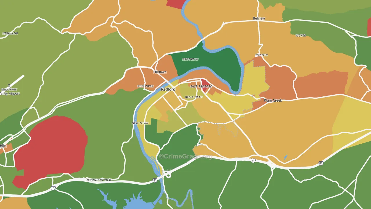 24141, VA Map of Theft Rates