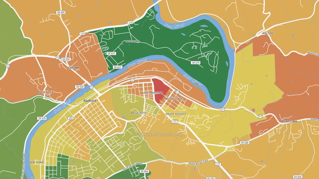 24142, VA Map of Theft Rates