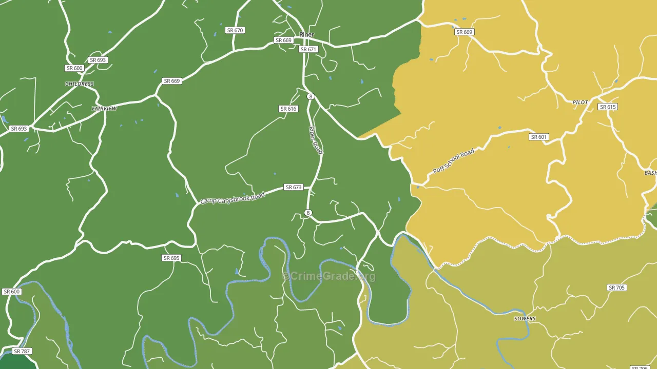 24149, VA Map of Theft Rates