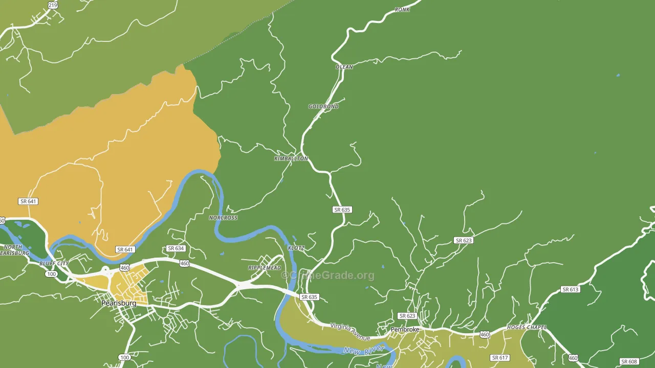 24150, VA Map of Theft Rates