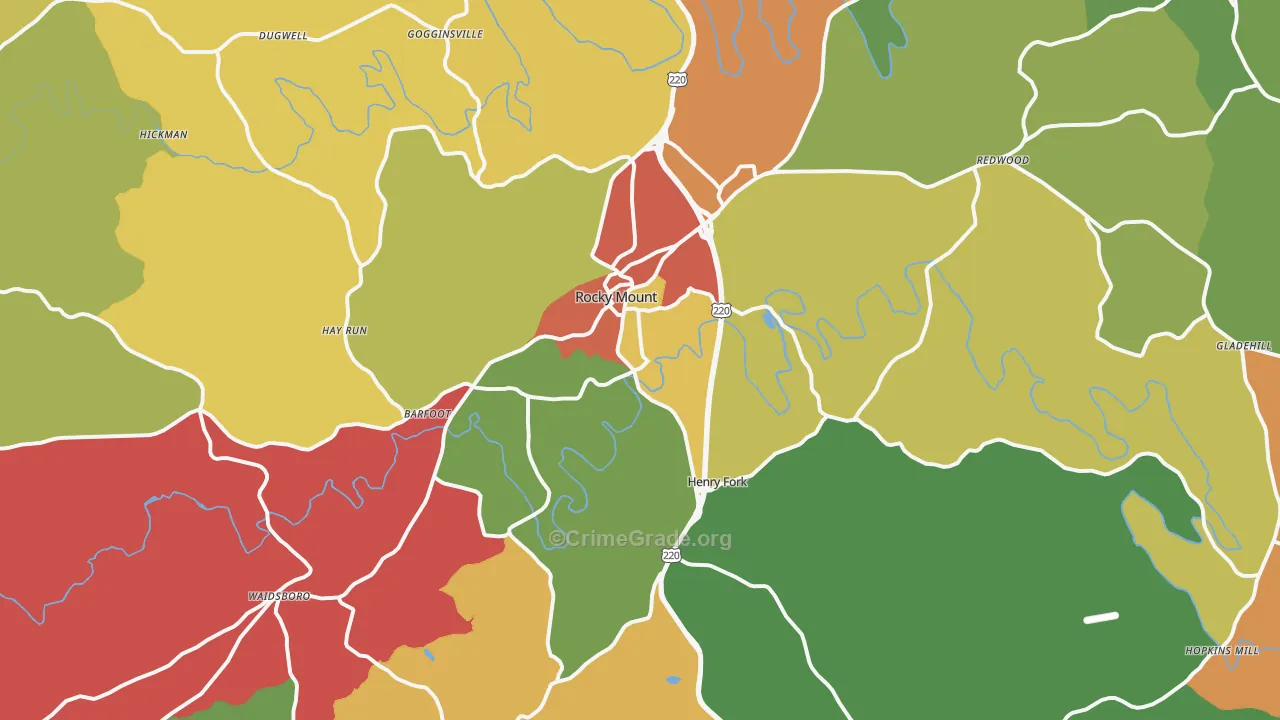 24151, VA Map of Theft Rates