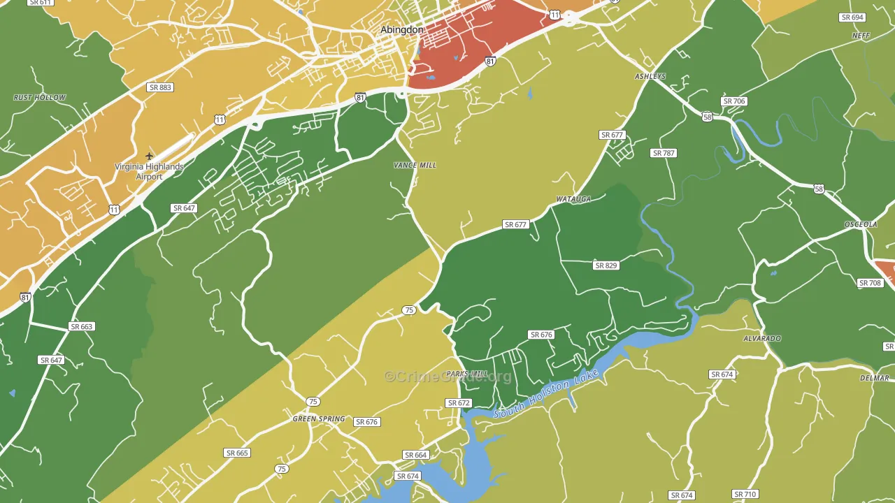 24211, VA Map of Theft Rates
