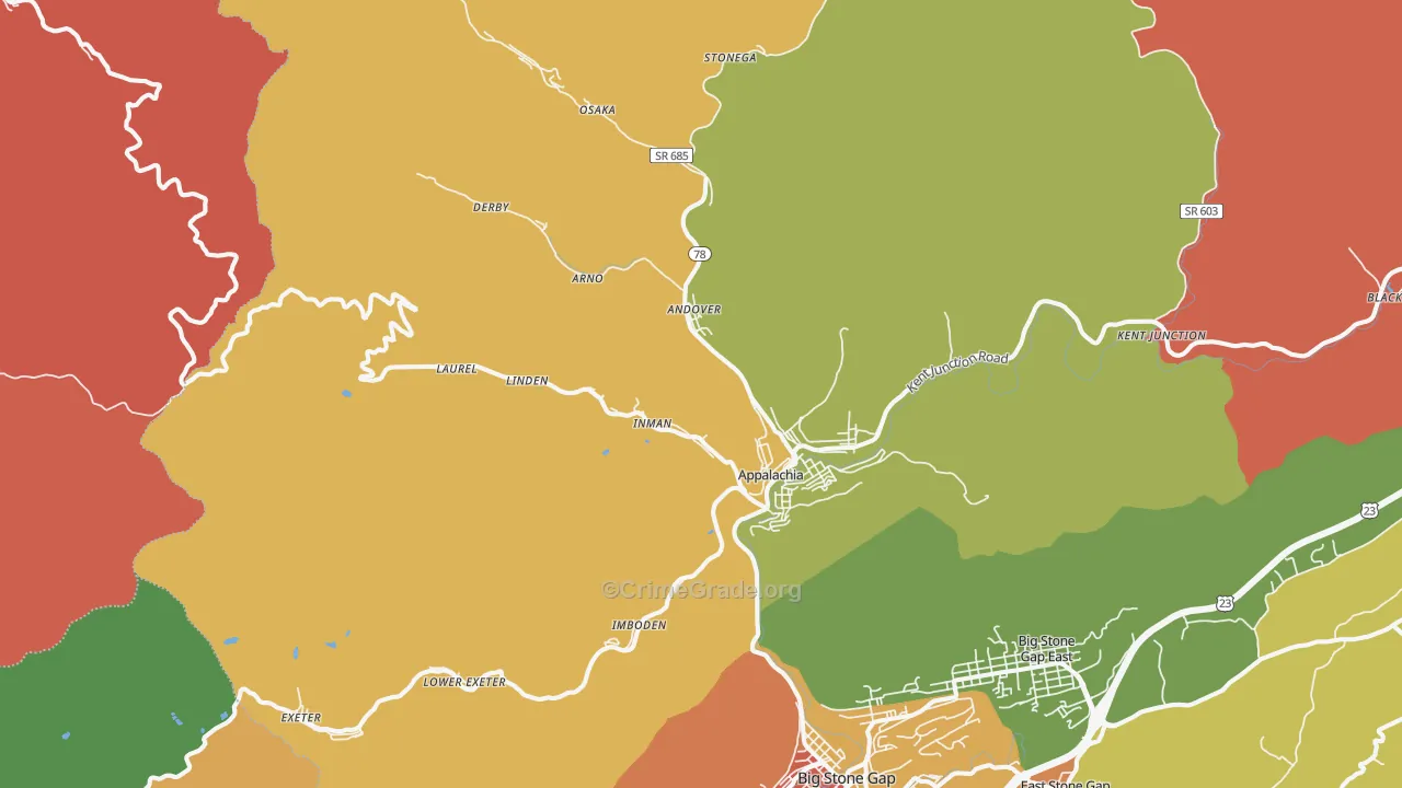 24216, VA Map of Theft Rates