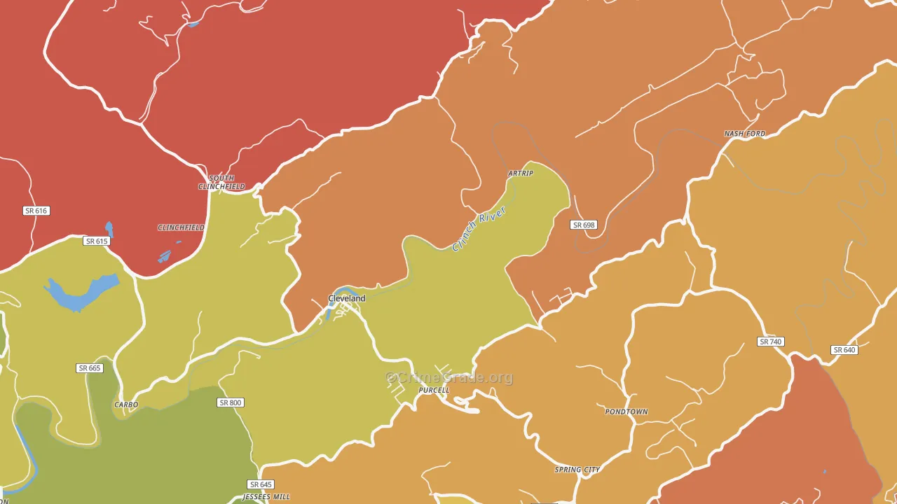 24225, VA Map of Theft Rates