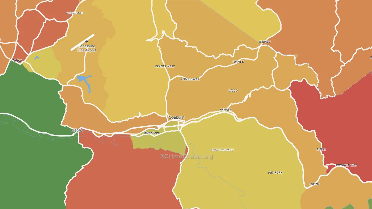 24230, VA Map of Theft Rates
