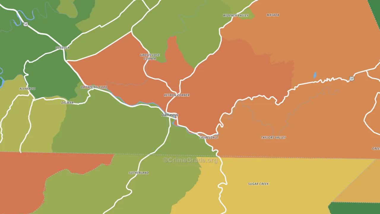 24236, VA Map of Theft Rates