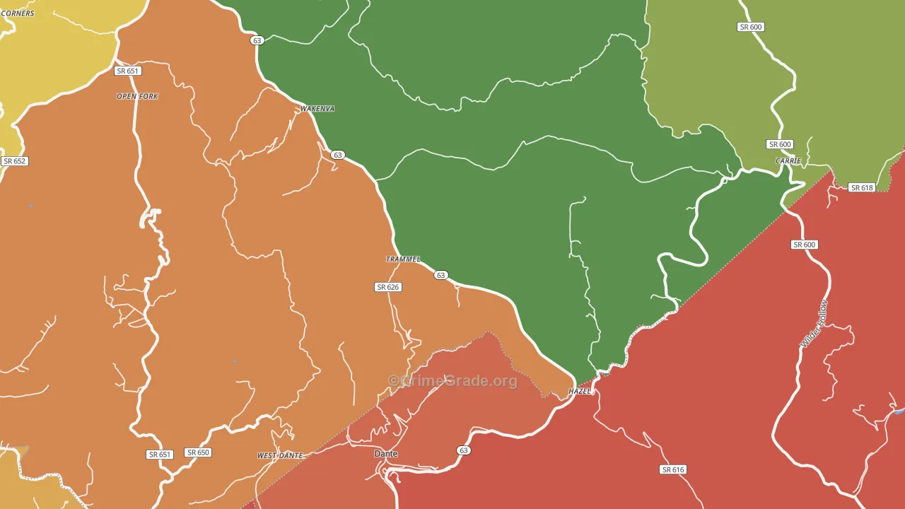 24237, VA Map of Theft Rates