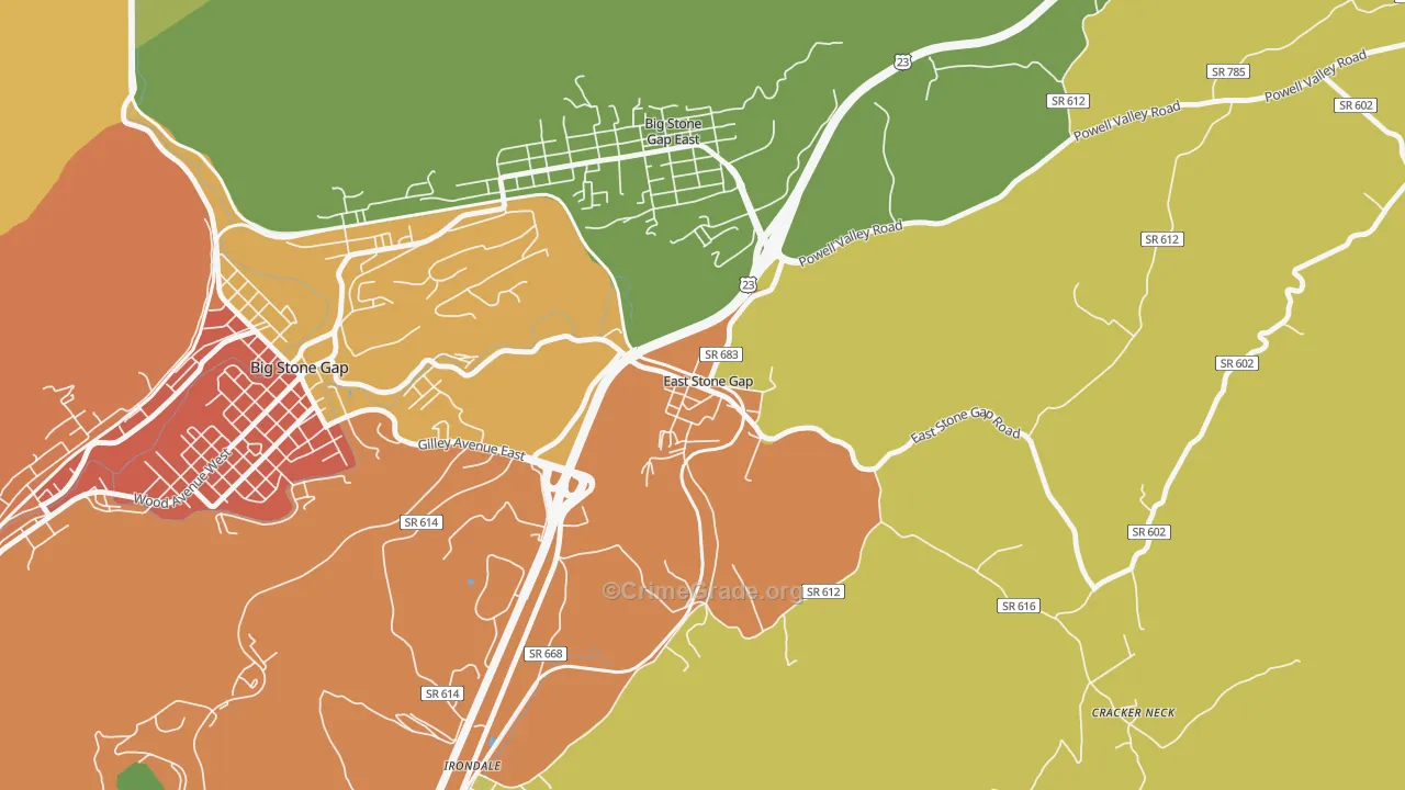 24246, VA Map of Theft Rates
