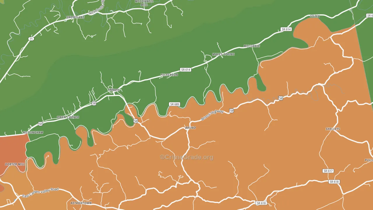 24258, VA Map of Theft Rates