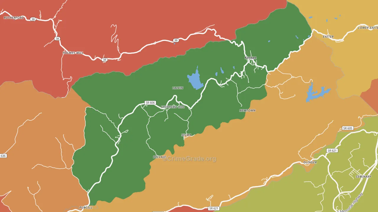 24265, VA Map of Theft Rates