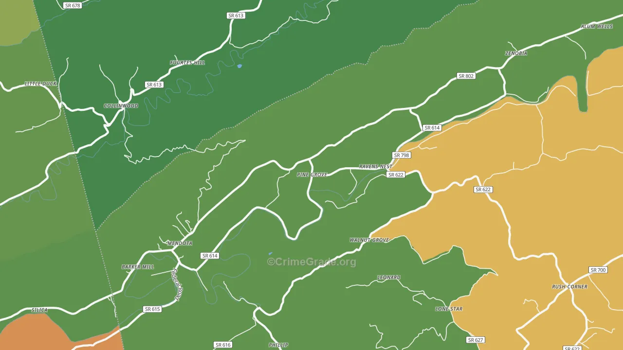 24270, VA Map of Theft Rates
