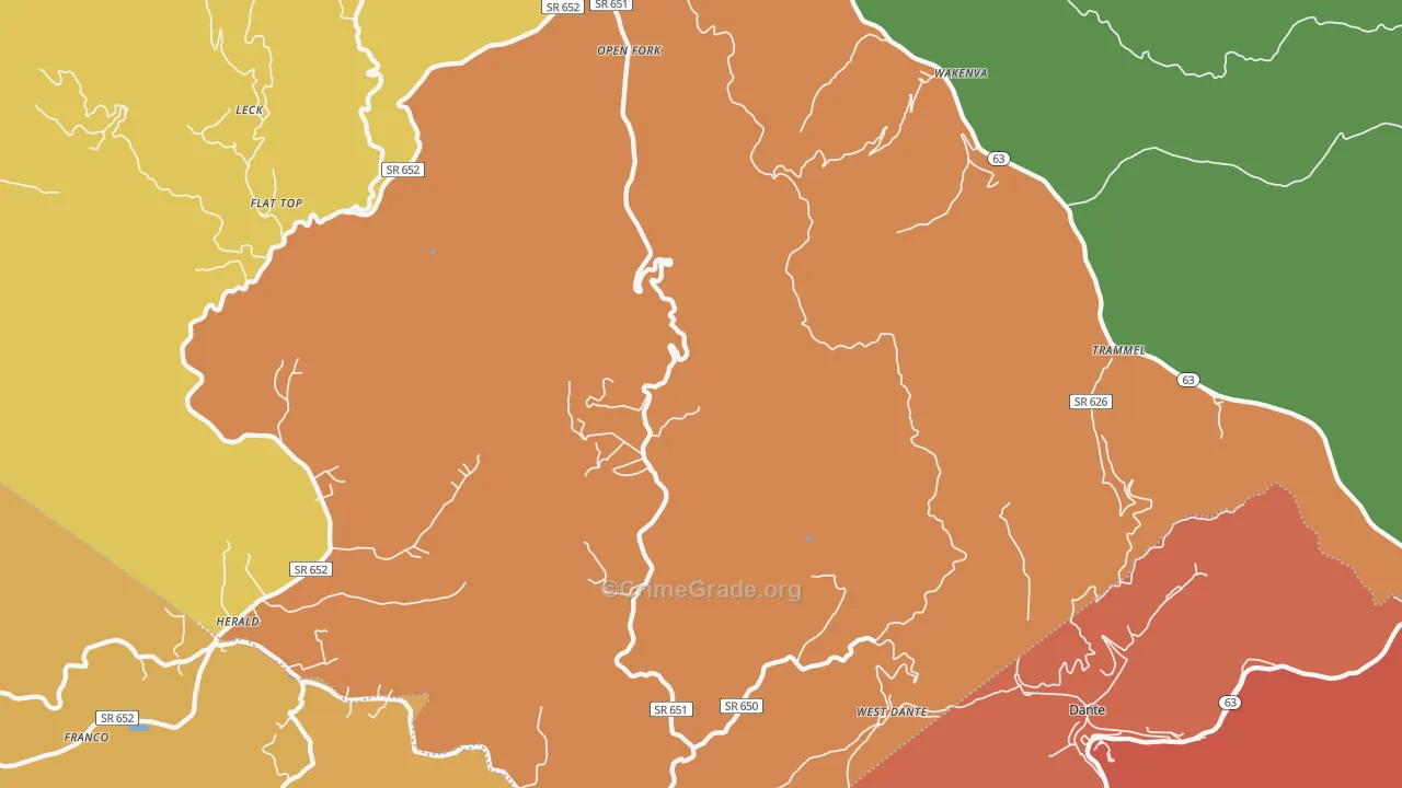 24272, VA Map of Theft Rates