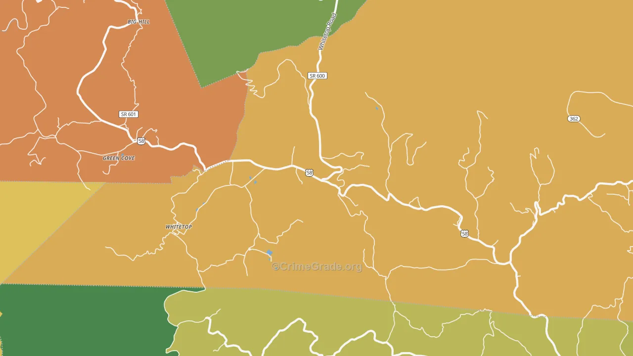 24292, VA Map of Theft Rates