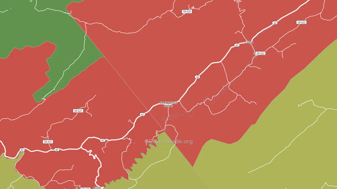 24318, VA Map of Theft Rates