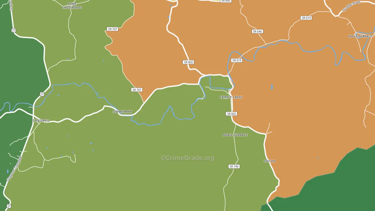 24322, VA Map of Theft Rates
