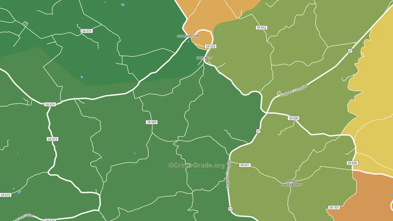 24323, VA Map of Theft Rates