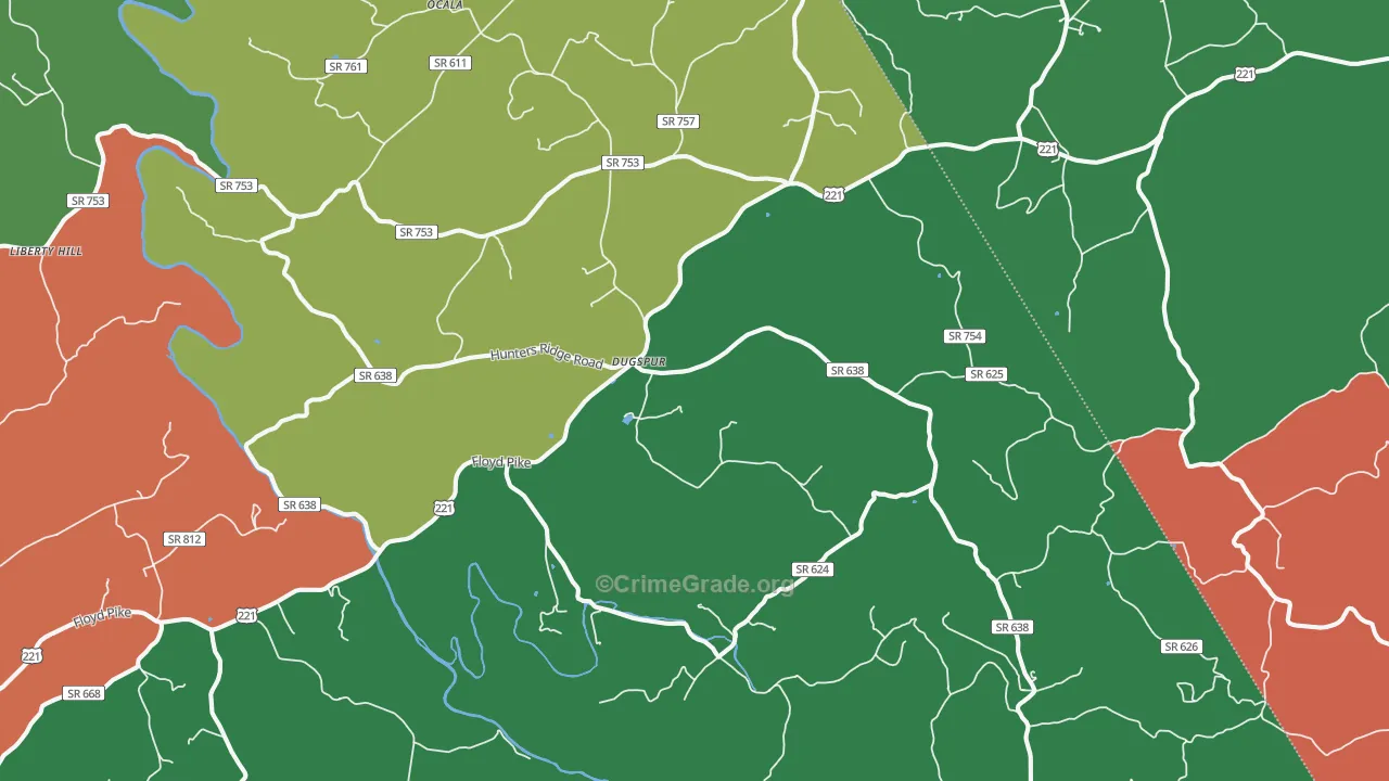 24325, VA Map of Theft Rates